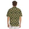 Brown Grenade Print Pattern Men's Short Sleeve Shirts-grizzshop