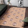 Brown Leaf Hedgehogs Floor Mat-grizzshop