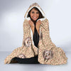 Brown Leaf Hedgehogs Hooded Blanket-grizzshop