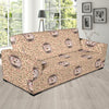 Brown Leaf Hedgehogs Sofa Covers-grizzshop