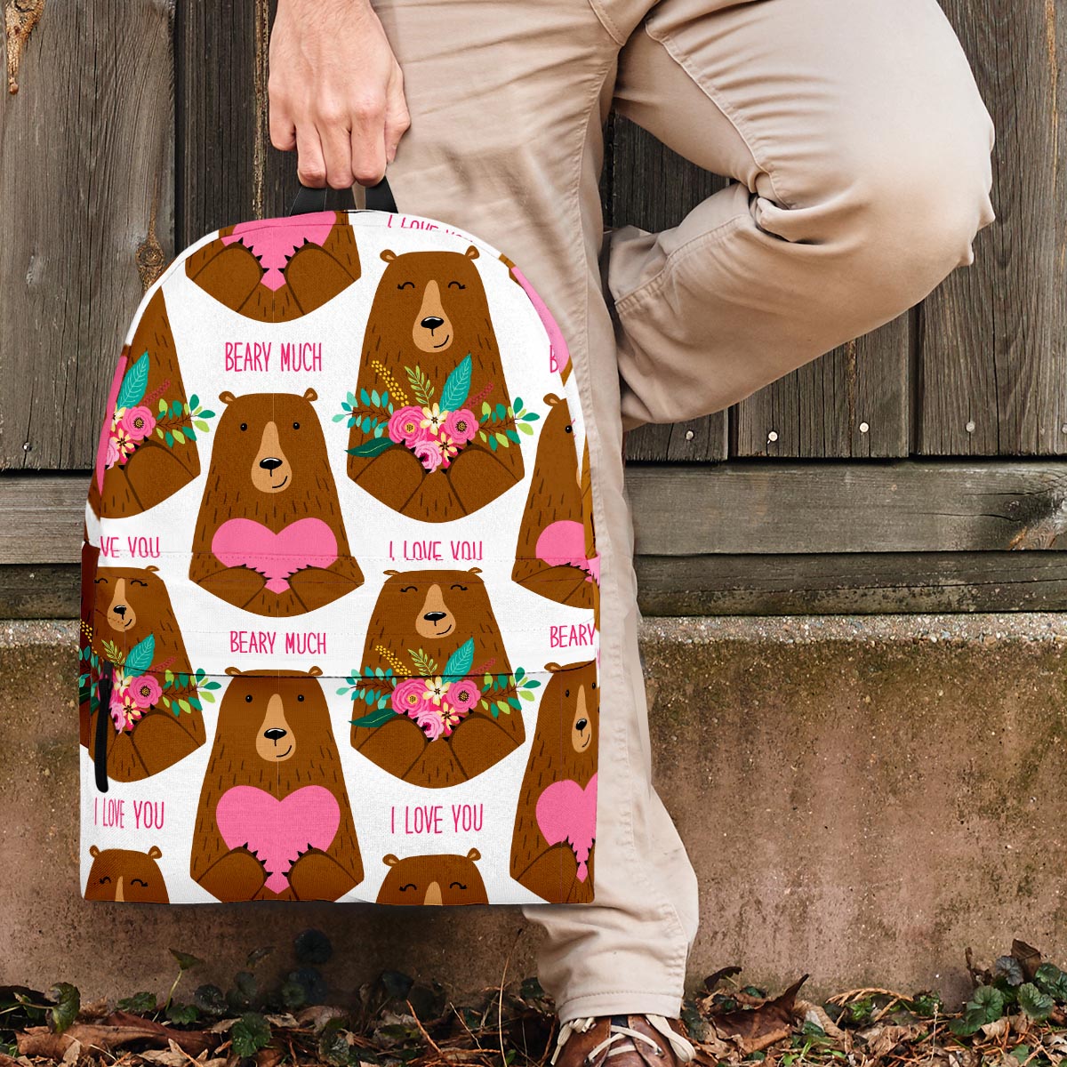 Brown Mama Bear Backpack-grizzshop