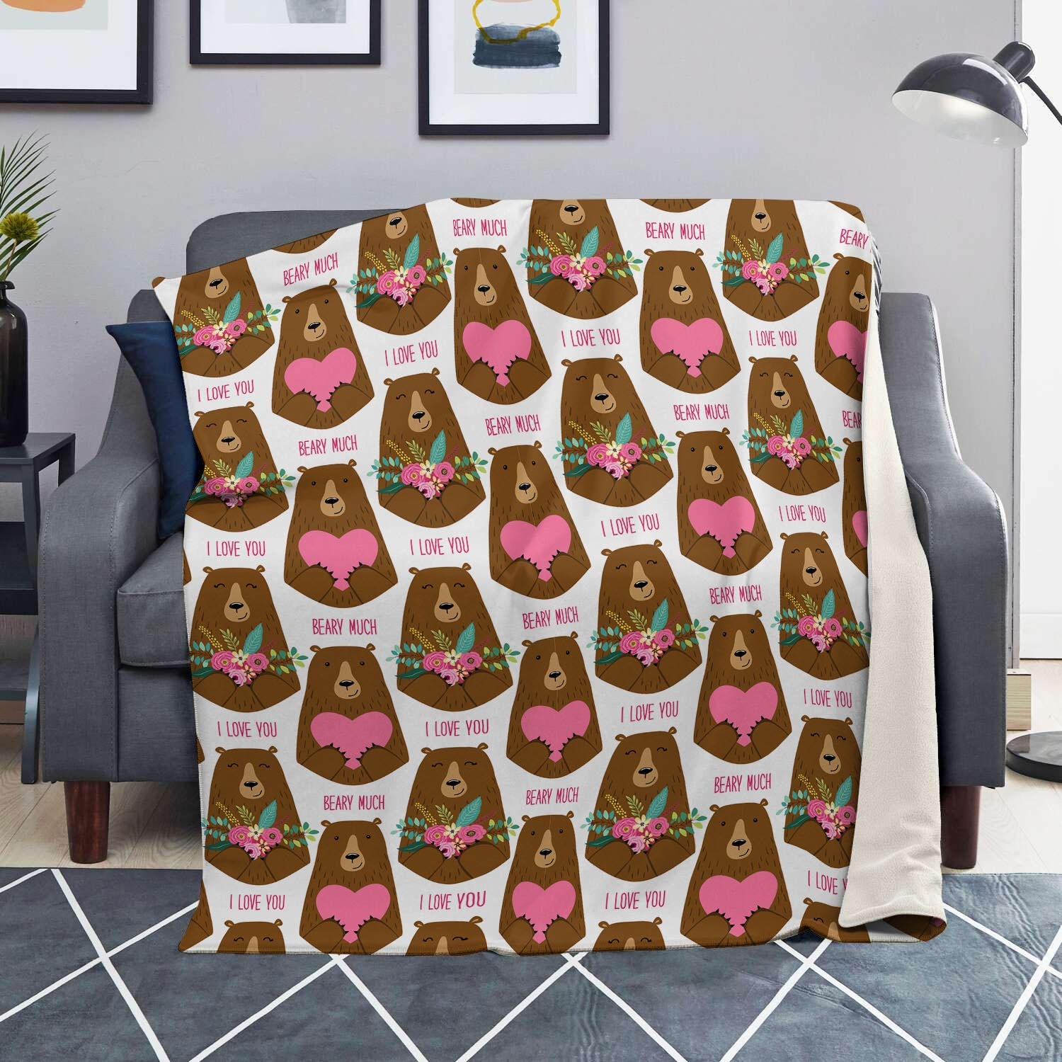 Brown Mama Bear Blanket-grizzshop