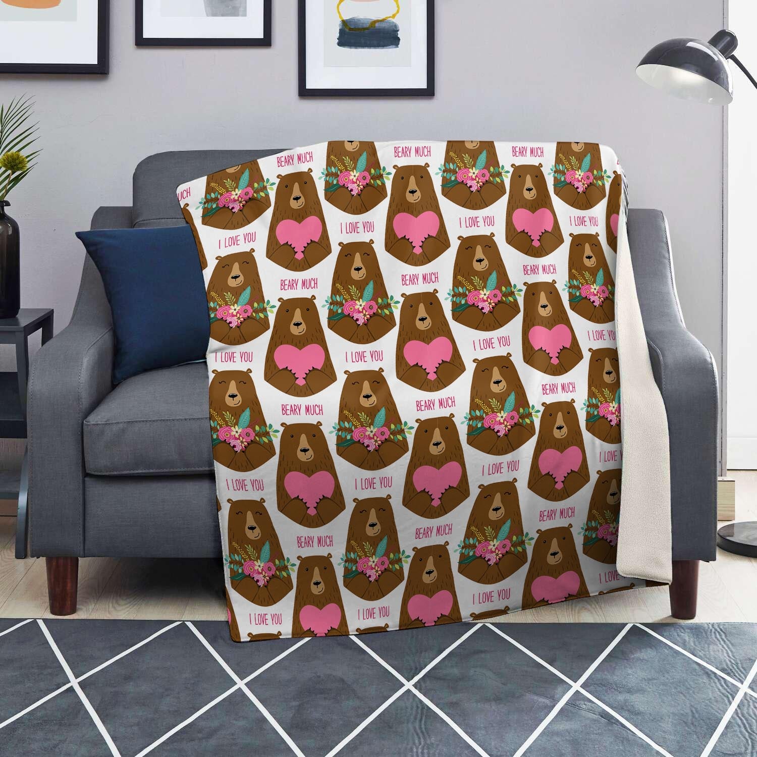 Brown Mama Bear Blanket-grizzshop