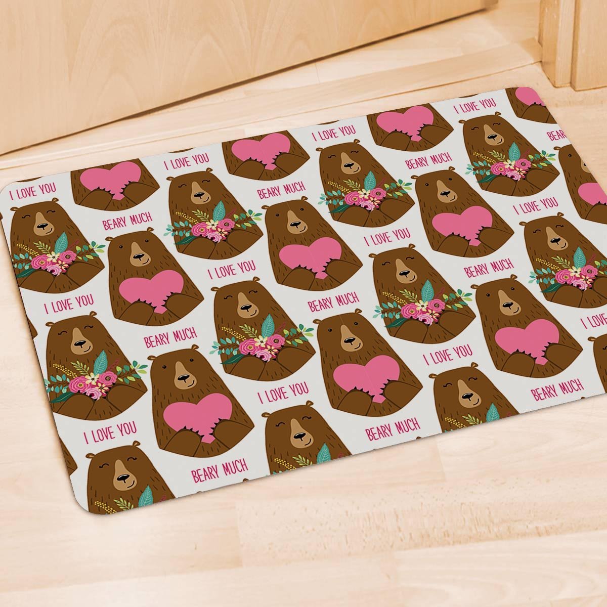 Brown Mama Bear Door Mat-grizzshop