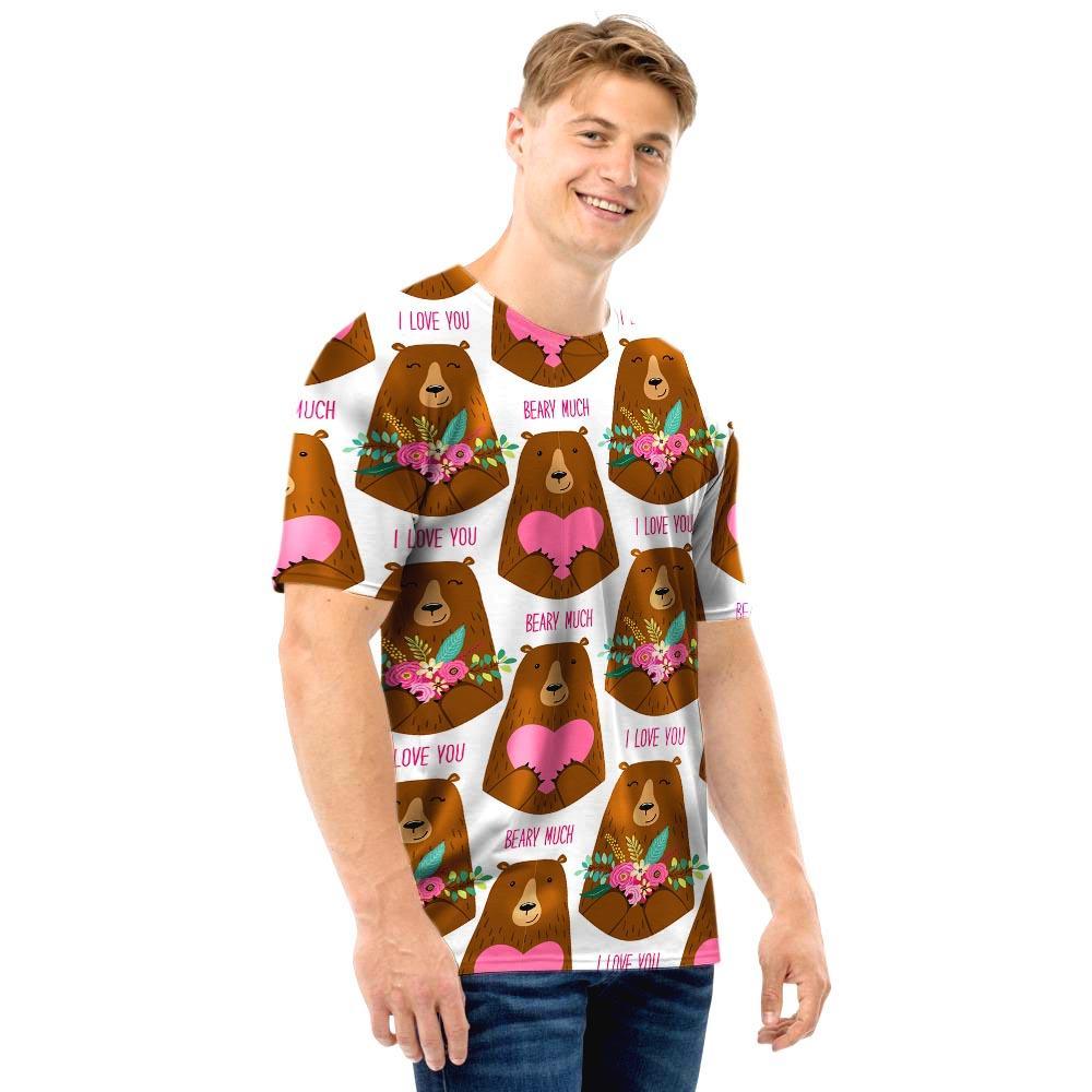 Brown Mama Bear Men T Shirt-grizzshop