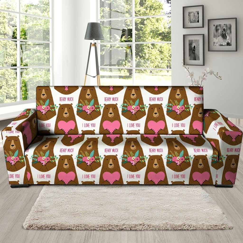 Brown Mama Bear Sofa Cover-grizzshop