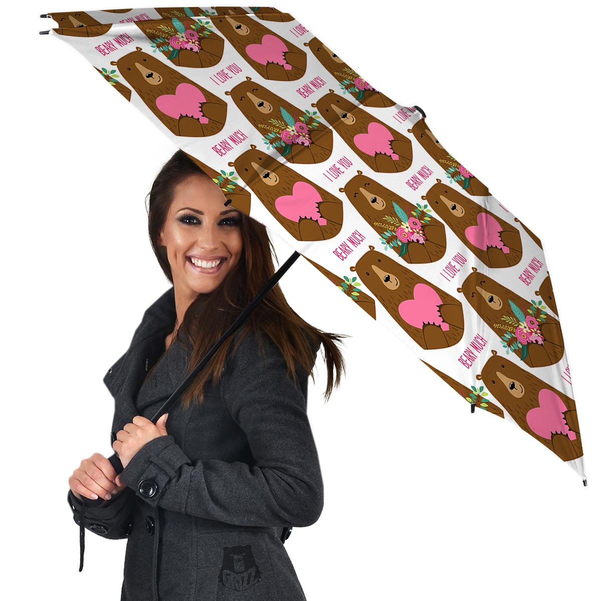 Brown Mama Bear Umbrella-grizzshop