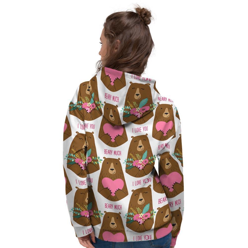 Brown Mama Bear Women's Hoodie-grizzshop