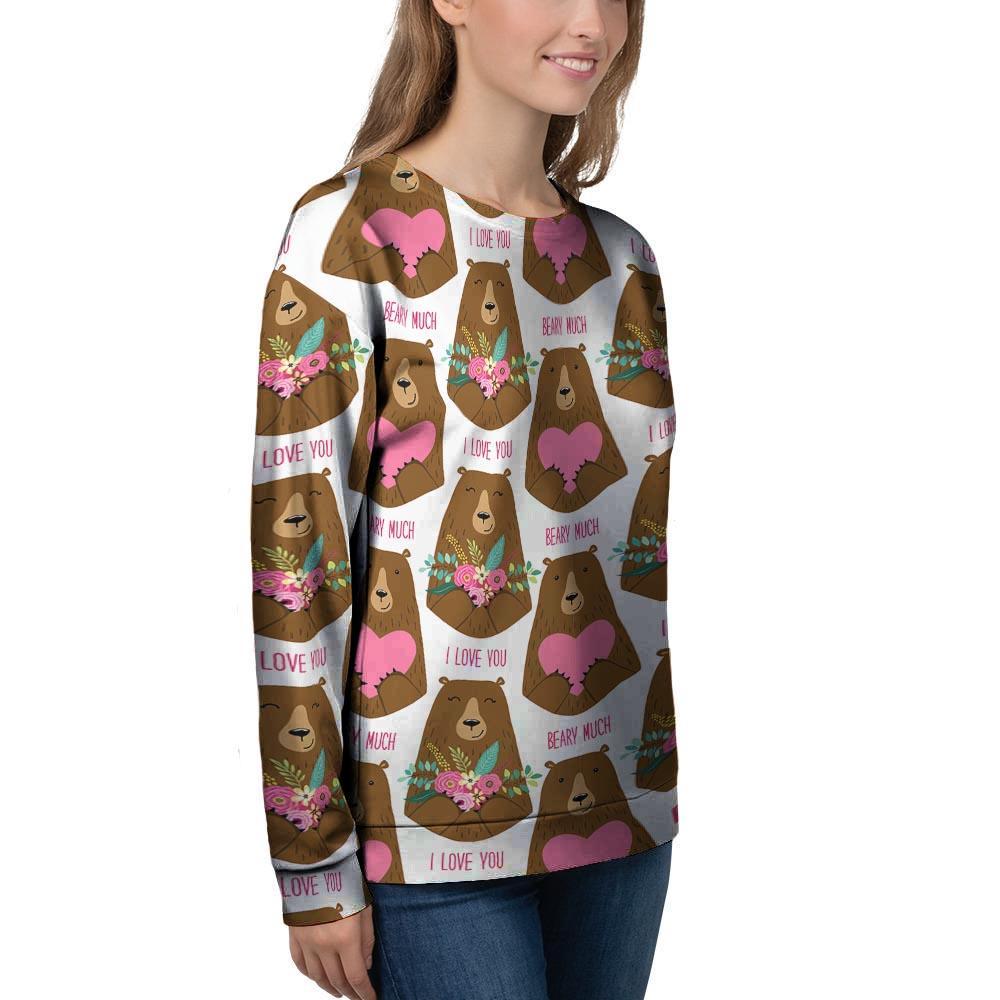 Brown Mama Bear Women's Sweatshirt-grizzshop