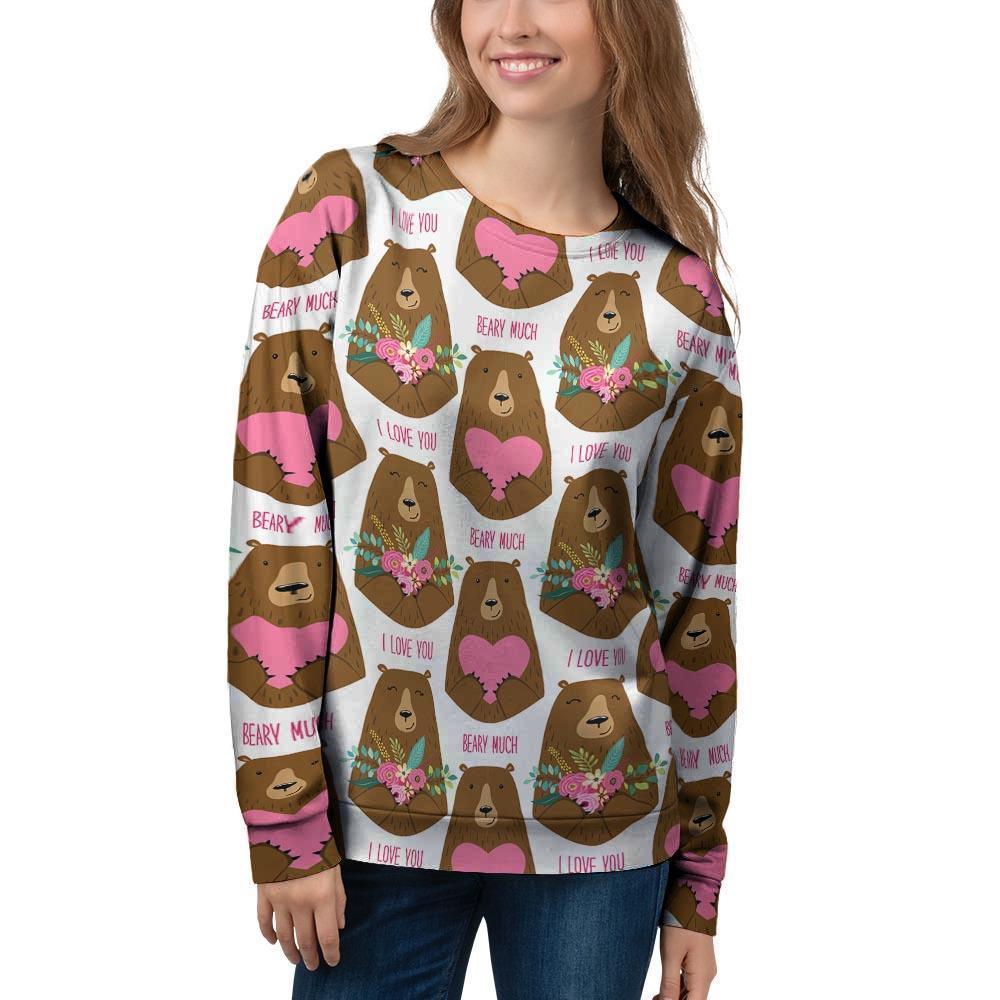 Brown Mama Bear Women's Sweatshirt-grizzshop