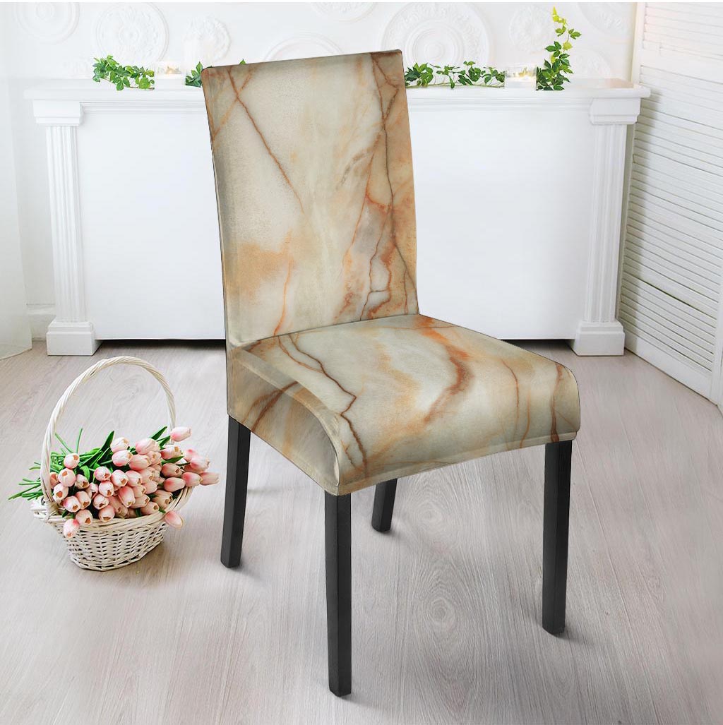 Brown Marble Chair Cover-grizzshop