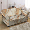 Brown Marble Loveseat Cover-grizzshop