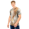 Brown Marble Men T Shirt-grizzshop