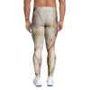 Brown Marble Men's Leggings-grizzshop