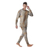 Brown Marble Men's Pajamas-grizzshop