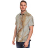 Brown Marble Men's Short Sleeve Shirt-grizzshop