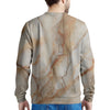 Brown Marble Men's Sweatshirt-grizzshop