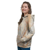 Brown Marble Women's Hoodie-grizzshop