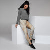 Brown Marble Women's Joggers-grizzshop