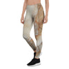 Brown Marble Women's Leggings-grizzshop