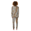 Brown Marble Women's Pajamas-grizzshop