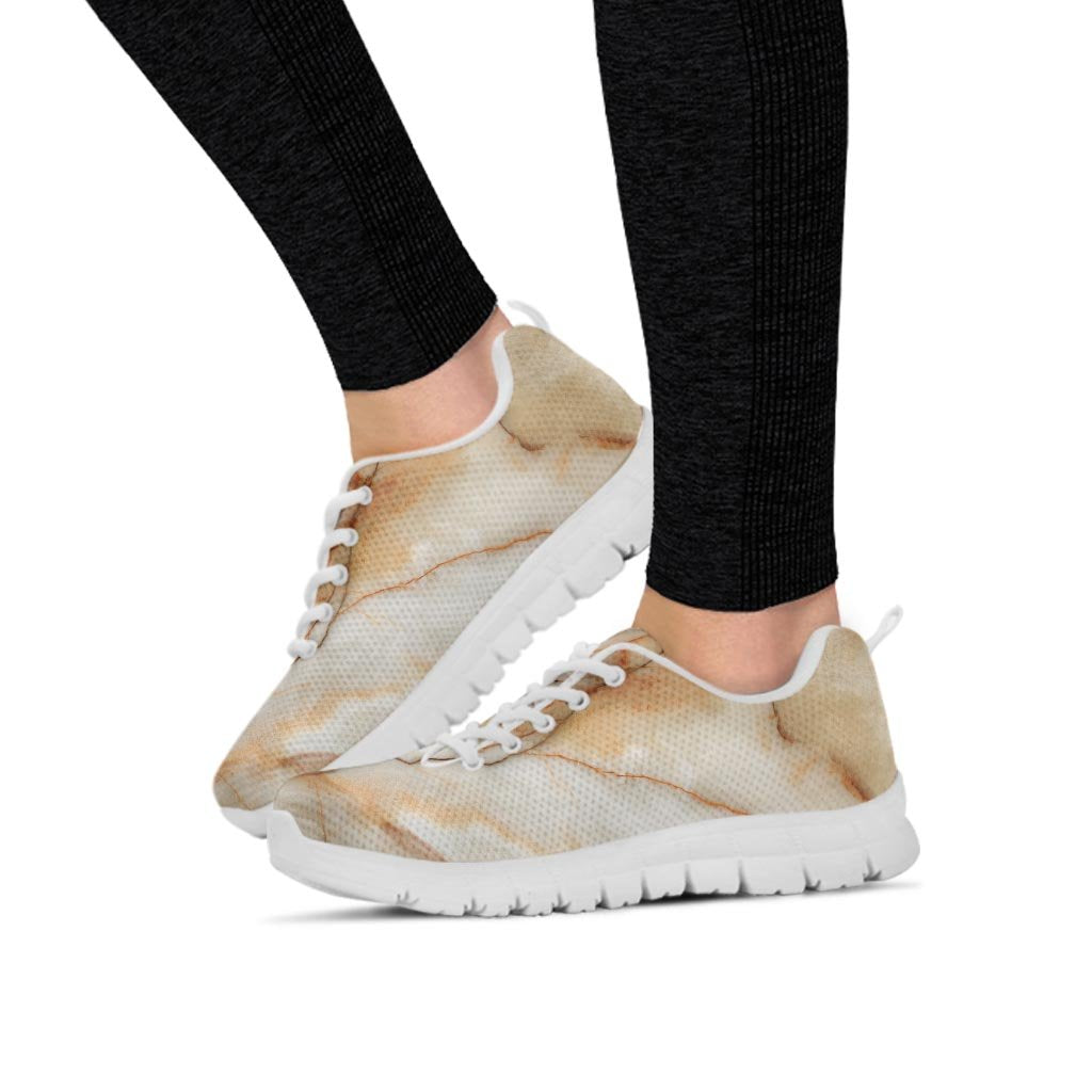 Brown Marble Women's Sneakers-grizzshop