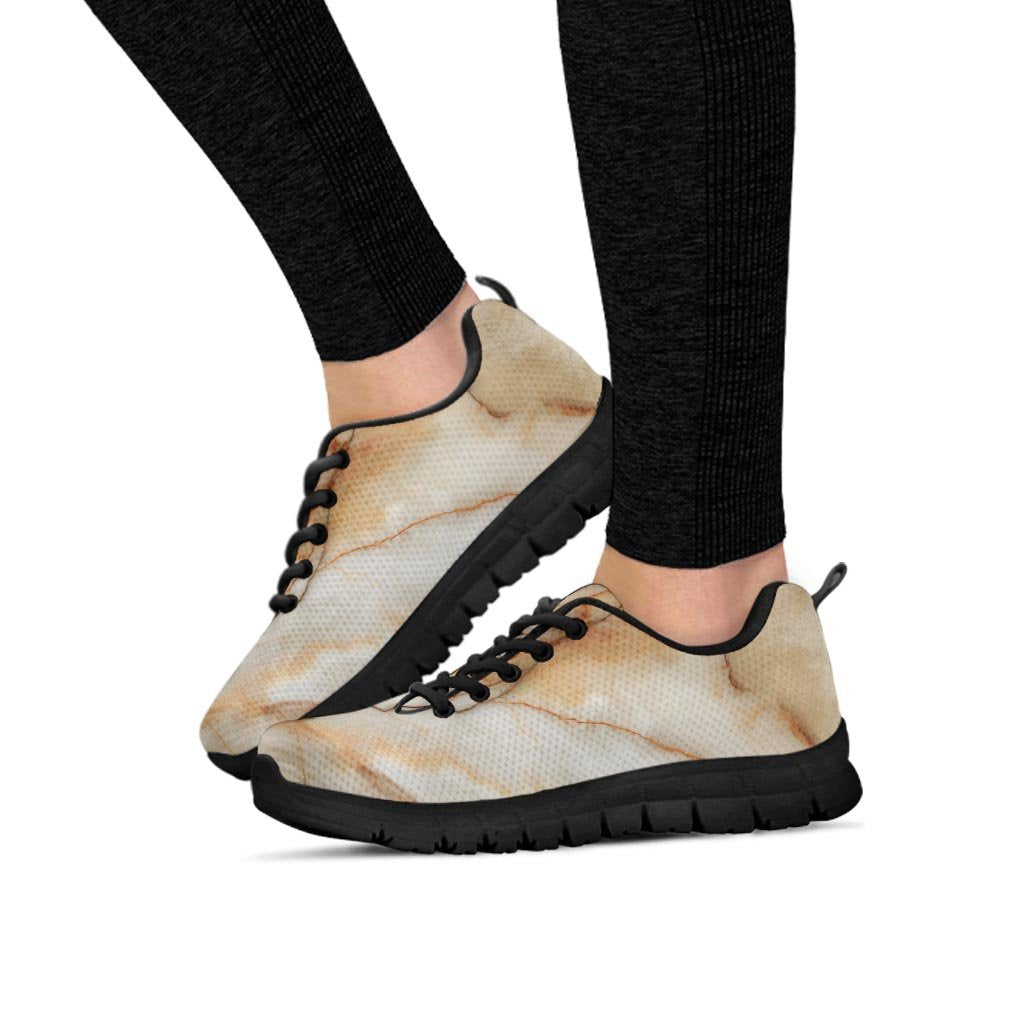 Brown Marble Women's Sneakers-grizzshop