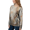 Brown Marble Women's Sweatshirt-grizzshop