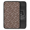 Brown Paisley Bandana Print Car Center Console Cover-grizzshop