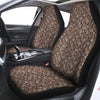 Brown Paisley Bandana Print Car Seat Covers-grizzshop