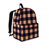 Brown Plaid Backpack-grizzshop