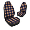 Brown Plaid Car Seat Covers-grizzshop