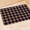 Brown Plaid Door Mat-grizzshop