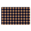 Brown Plaid Door Mat-grizzshop