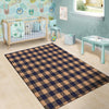 Brown Plaid Floor Mat-grizzshop