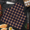 Brown Plaid Men's Apron-grizzshop