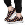 Brown Plaid Men's Sneakers-grizzshop