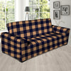 Brown Plaid Sofa Cover-grizzshop