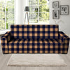 Brown Plaid Sofa Cover-grizzshop