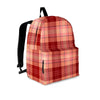 Brown Plaid Tartan Backpack-grizzshop