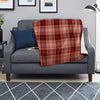 Brown Plaid Tartan Blanket-grizzshop