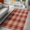 Brown Plaid Tartan Floor Mat-grizzshop