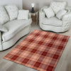 Brown Plaid Tartan Floor Mat-grizzshop