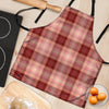 Brown Plaid Tartan Women's Apron-grizzshop