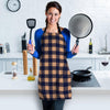 Brown Plaid Women's Apron-grizzshop