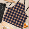 Brown Plaid Women's Apron-grizzshop