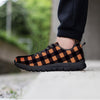 Brown Plaid Women's Sneakers-grizzshop