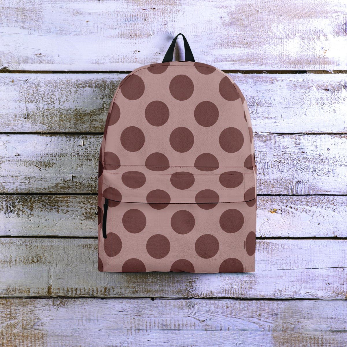 Brown Polka Dot Backpack-grizzshop