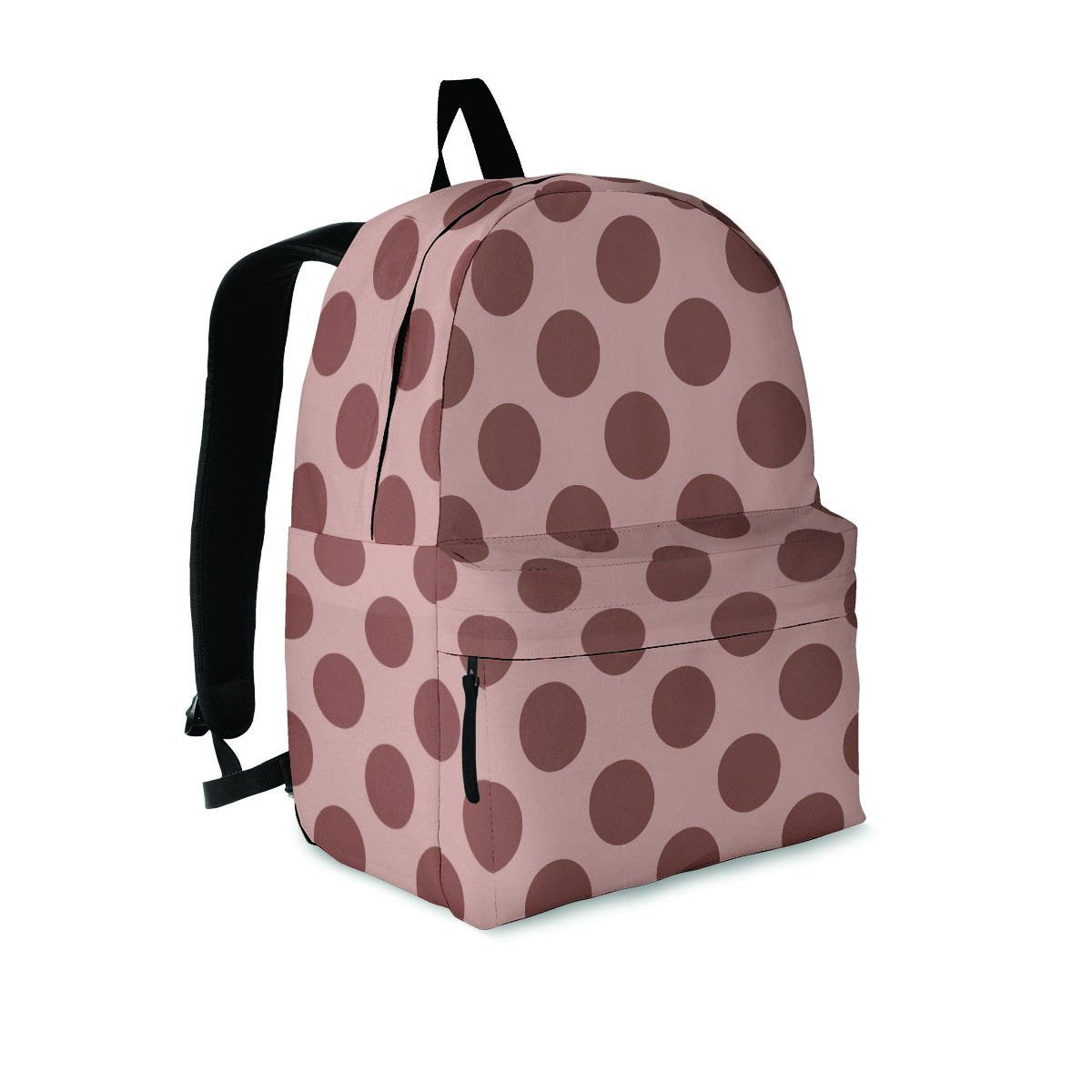 Brown Polka Dot Backpack-grizzshop