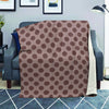 Brown Polka Dot Blanket-grizzshop